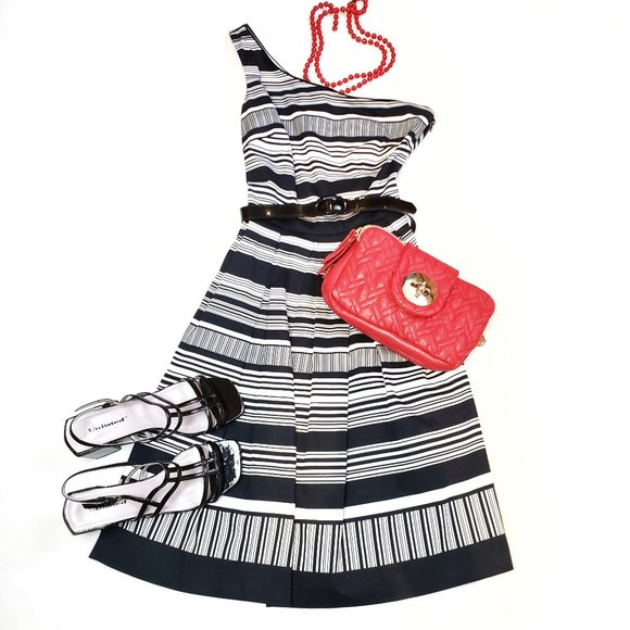 White House Black Market Dresses & Skirts - White House Black Market one shoulder dress, 2